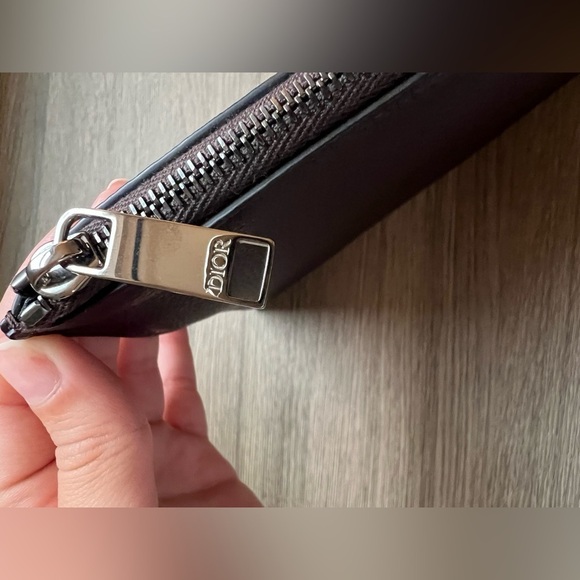 Dior Brown Leather Pouch 2022 - Picture 4 of 11